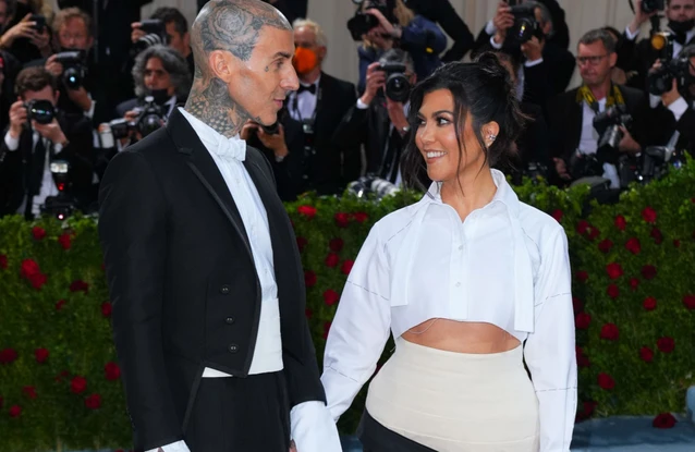 Travis Barker and Kourtney Kardashian welcomed son Rocky into the world eight months ago