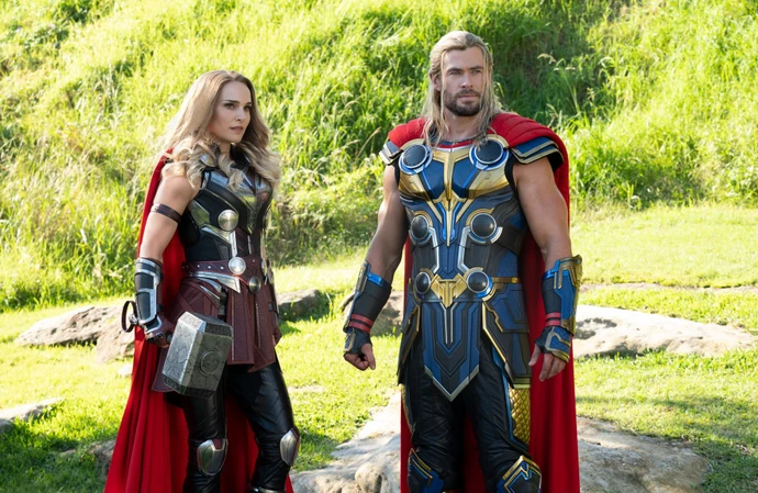 Chris Hemsworth stars opposite Natalie Portman in the fourth Thor film