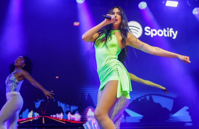 Dua Lipa performed at Spotify Beach on day two of the Cannes Lions festival - Getty Images for Spotify