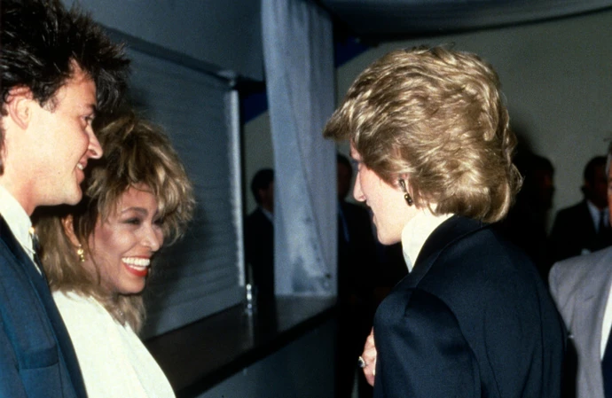 Princesa Diana y Tina Turner