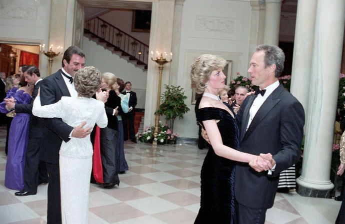 Princesa Diana y Clint Eastwood