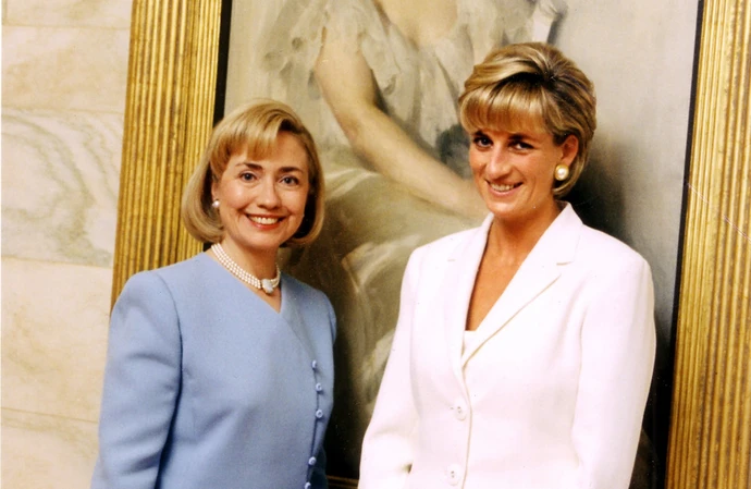 Princesa Diana y Hillary Clinton