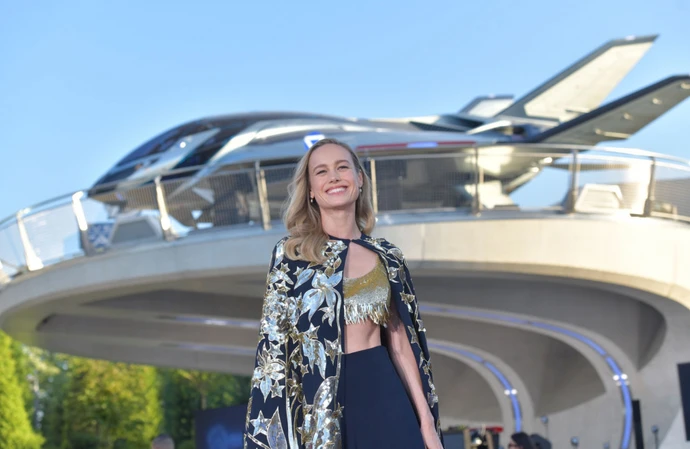 Brie Larson attended the unveiling of the Marvel Avengers Campus at Disneyland Paris