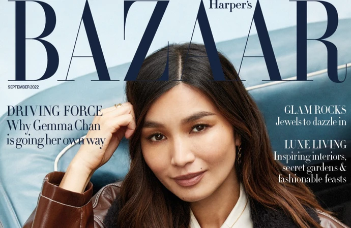 Gemma Chan in Harper's Bazaar magazine