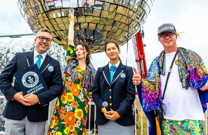 Camp Bestival Dorset hosted the Largest Disco Dance