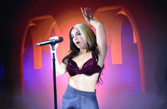 Charli XCX performs at Samsung's exclusive Unpacked After Party to launch new Galaxy Experience Space in Piccadilly, London