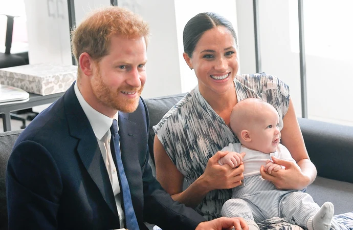 Duke and Duchess of Sussex and their son Archie