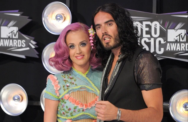 Katy Perry and Russell Brand