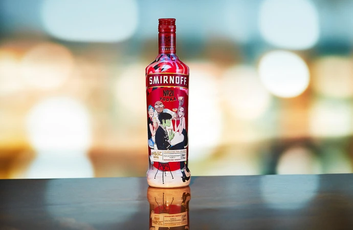 Gorillaz have launched their own vodka bottle with Smirnoff