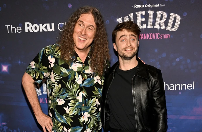 Weird Al Yankovic with Daniel Radcliffe