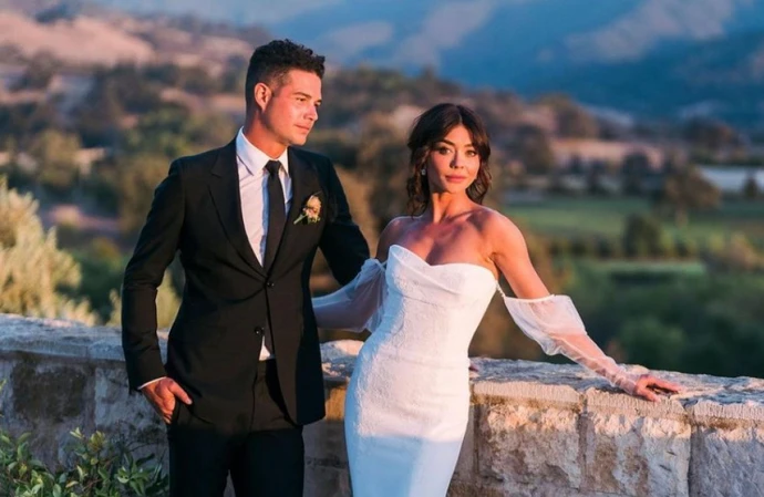 Sarah Hyland and Wells Adams have marked one year of marriage