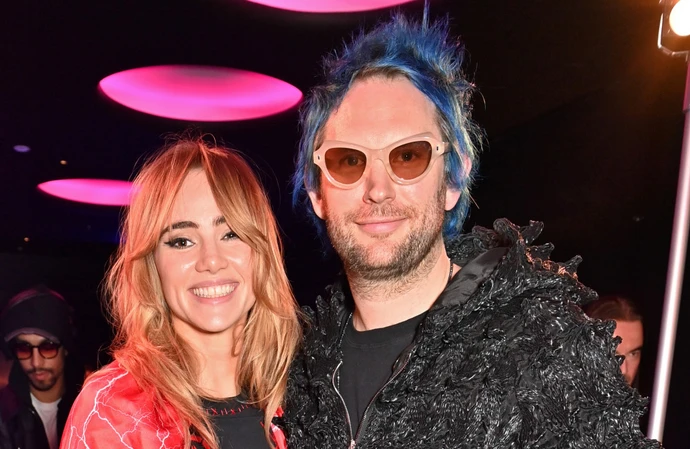 Marc Jacques Burton and Suki Waterhouse at the Overwatch 2 collaboration launch