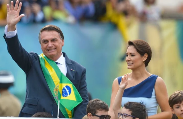 Jair Bolsonaro e Michelle Bolsonaro © Marcelo Camargo | Agência Brasil