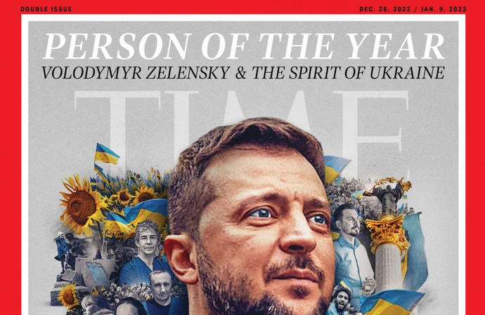 Volodymyr Zelensky has been named TIME Magazine's 2022 Person of the Year