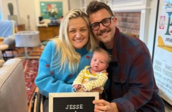 Ali Stroker and her husband David have welcomed their first child