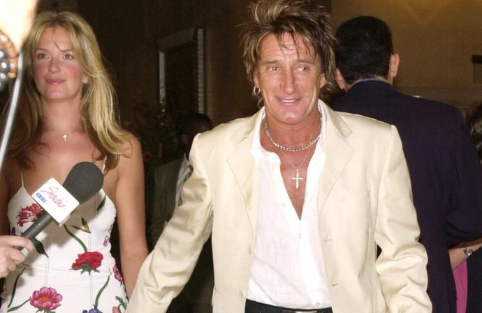 Sir Rod Stewart says Penny Lancaster is the first of his wives he has seen go through menopause as his marriages have never been as long-lived as their relationship