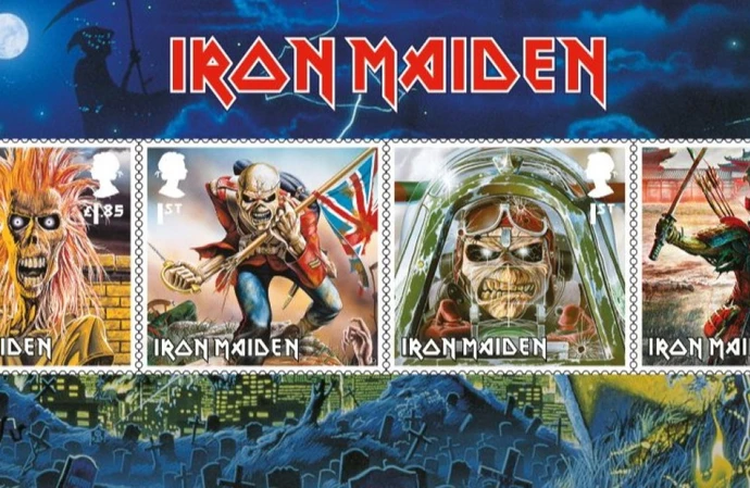 Iron Maiden fans can get their hands on the stamps from January 12