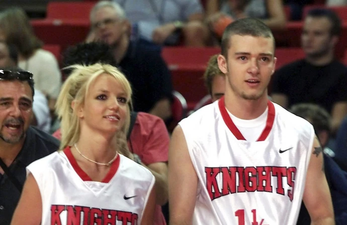 Britney Spears and Justin Timberlake 