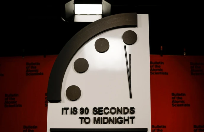 The Kremlin is concerned by the movement of the Doomsday Clock