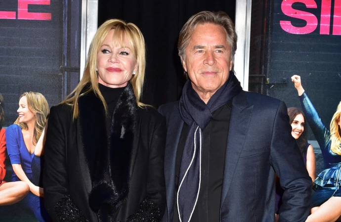 Melanie Griffith and Don Johnson