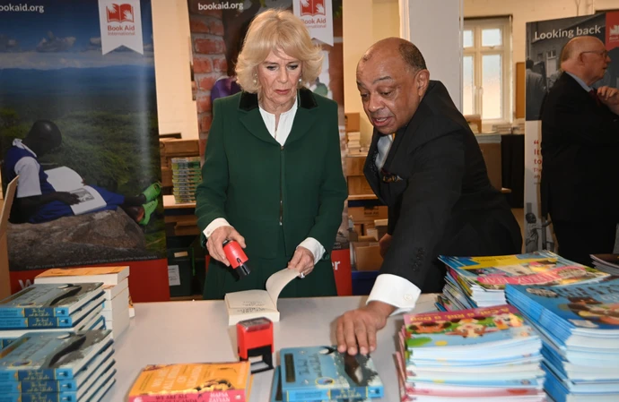 Queen Consort Camilla celebrated her love of reading
