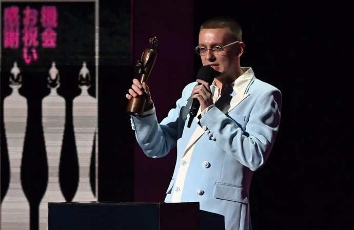 Aitch said he was ‘s*******’ himself as he picked up the Best Hip Hop/Grime/Rap gong at The BRIT Awards 2023