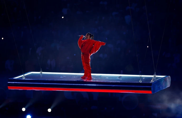 Rihanna debuted her baby bump during her Super Bowl LVII Halftime Show