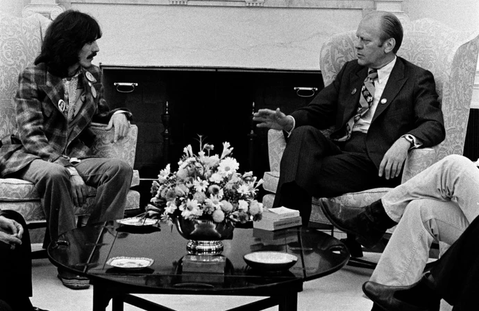 Meeting the president