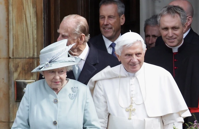 Królowa Elżbieta II i Benedykt XVI