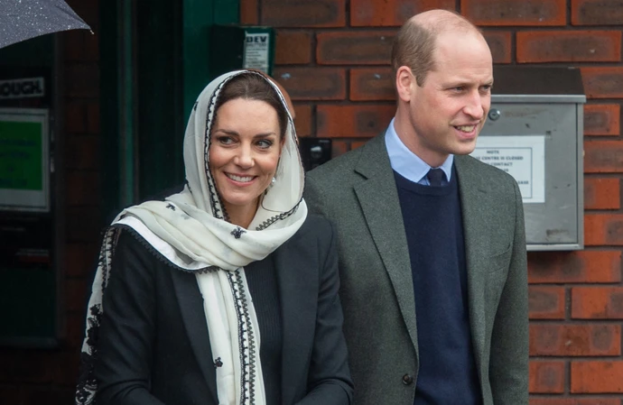 The Princess of Wales covered her head with a scarf as she and her husband Prince William visited a community centre to thank volunteers giving aid to survivors of the earthquakes that devastated Turkey and Syria