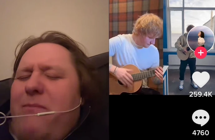 Lewis Capaldi sings about missing having sex with his ex in the crude clip