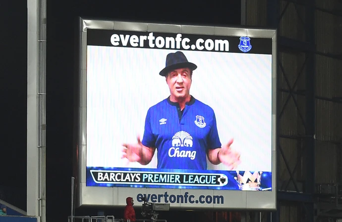 Sylvester Stallone - Everton FC