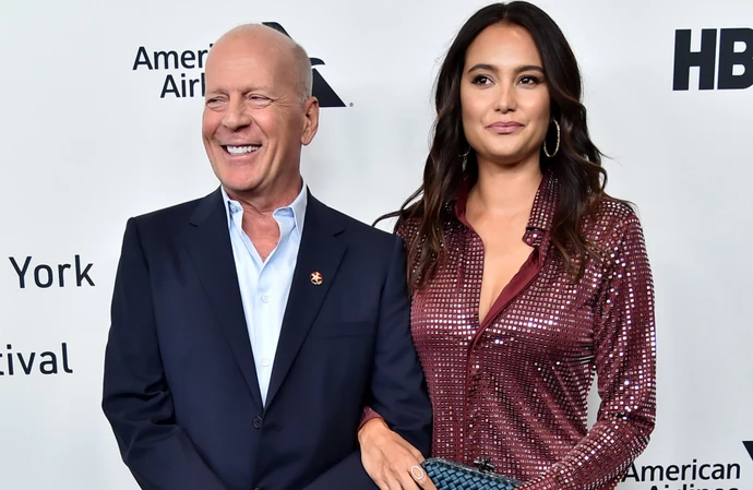 Bruce Willis’ wife Emma Heming fought tears as she marked her dementia-stricken husband’s 68th birthday with an emotional online video