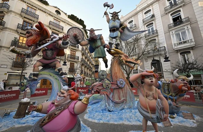 Las Fallas Festival ends in Valencia