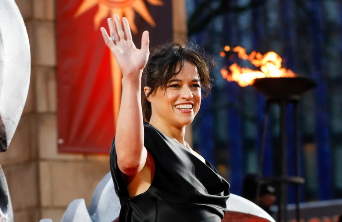 Michelle Rodriguez is ready to "pass the baton on" in terms of the 'Fast and Furious' franchise