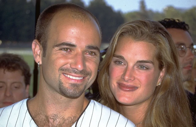 Brooke Shields und Andre Agassi