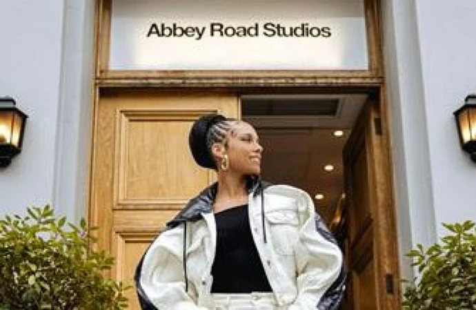 Alicia Keys at Abbey Road Studios