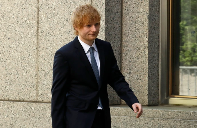 Ed Sheeran arrives at court