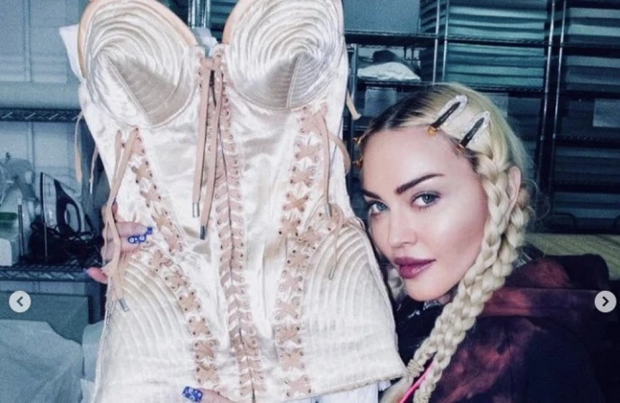 Madonna took a trip down memory lane by delving into her wardrobe