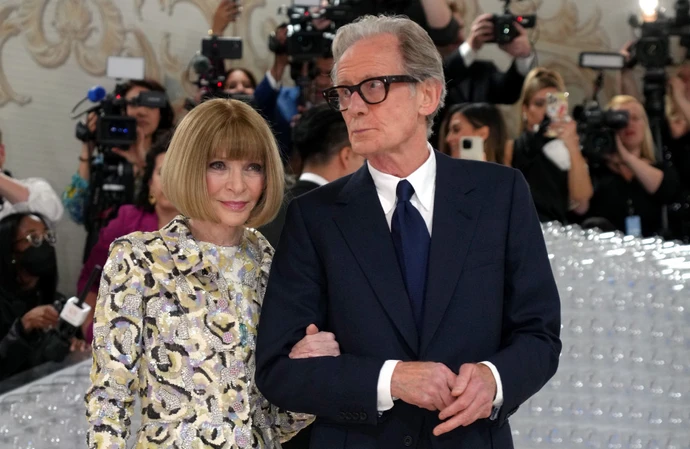 Anna Wintour appeared to confirm her rumoured romance with Bill Nighy at the Met Gala