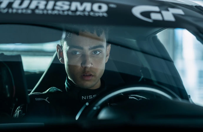 Archie Madekwe had to nail the 'Gran Turismo' driving scenes