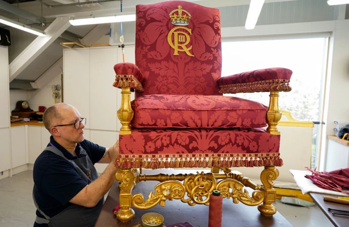 加冕典禮的椅子