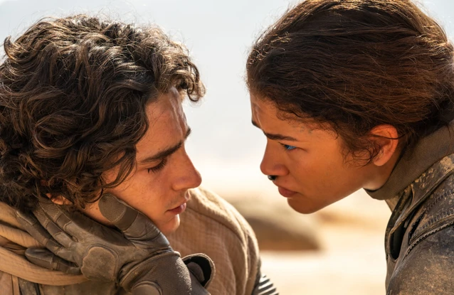 Timothee Chalamet and Zendaya star in the second Dune movie