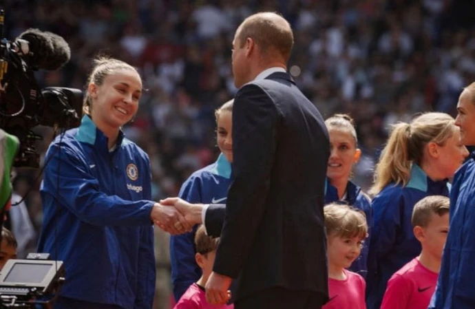Prince William at the Women's FA Cup Final