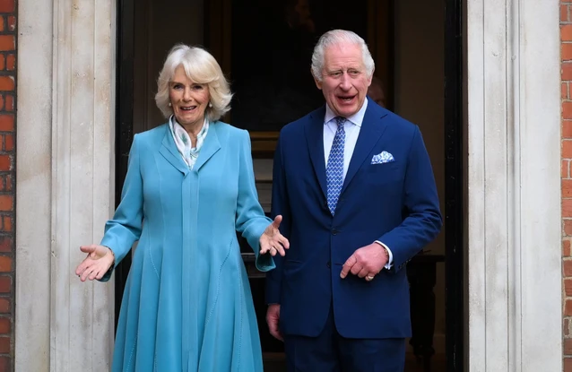 King Charles drove himself and Queen Camilla to the church service