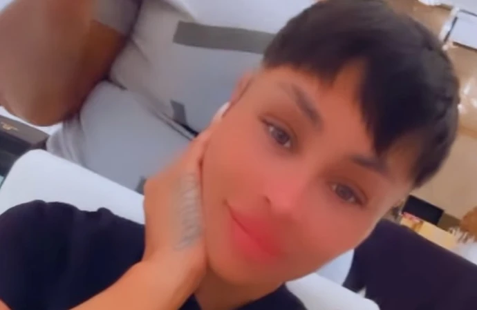 Blac Chyna has had most of her hair shaved off as part of her dramatic ongoing make-under