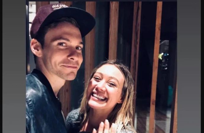 Hilary Duff celebrates her anniversary