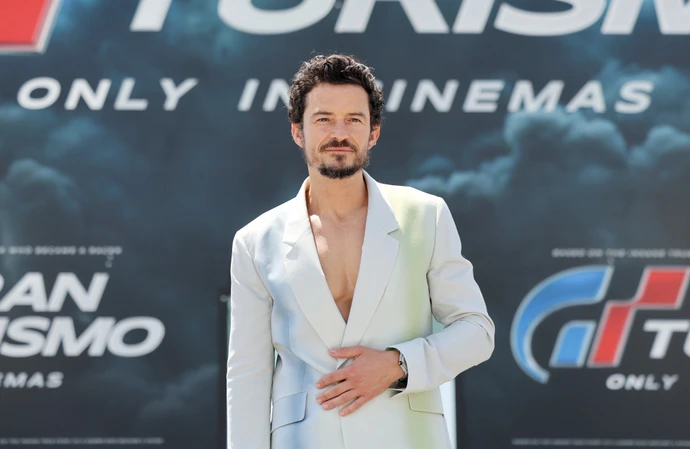 Orlando Bloom got a true motor racing experience on 'Gran Turismo'