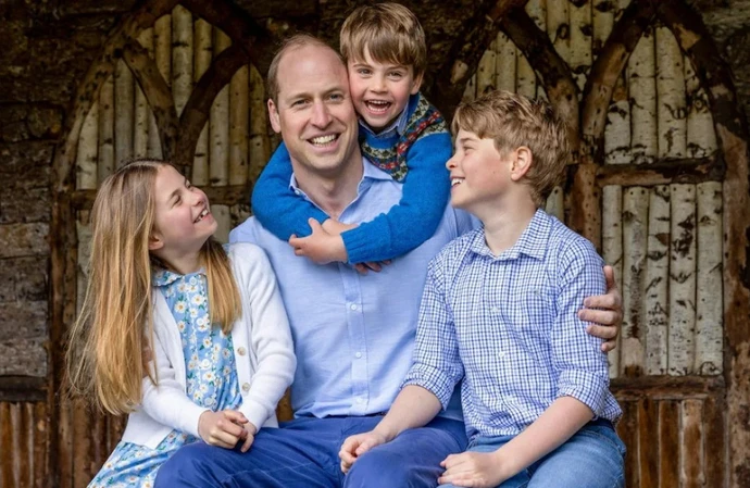 Prince William and his children (c) Millie Pilkington