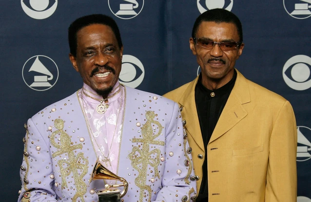 Ike Turner Jr. (right) with his father Ike Turner in 2007